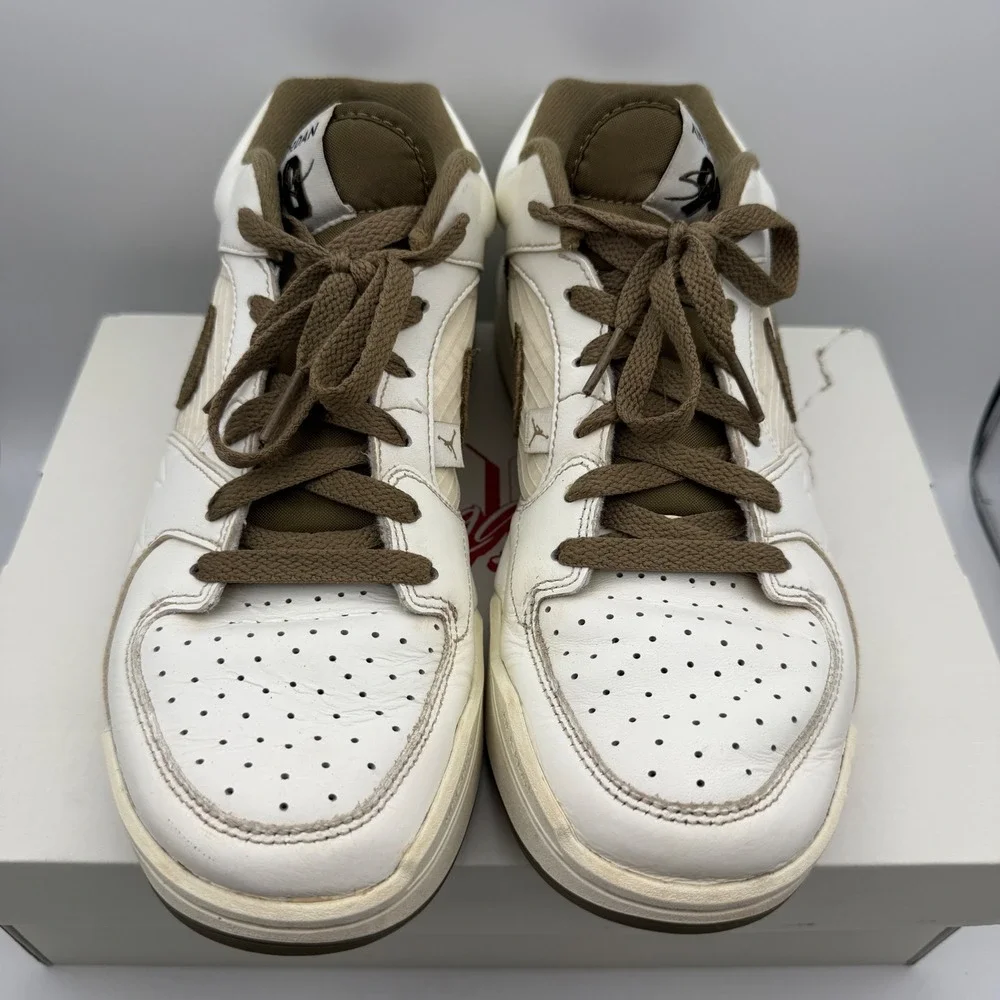Jordan Stadium 90 Sneakers Mens 8.5 Sail Brown Kelp FB2269-102 Low Top